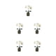 thumbnail image 2 of Flor de orquídea artificial Yuarrent Bonsái Simulación en maceta Phalaenopsis Decoración para el hogar 8 Flores, 2 of 6