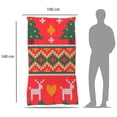 thumbnail image 5 of Cobija Manta Frazada Juana Gallo Diseño de Suéter Navideño Ultra Suave y Ligera, 5 of 5