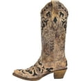 thumbnail image 2 of CORRAL Women's Stingray Inlay Cowgirl Boot Snip Toe Brown 7.5 M US, 2 of 4