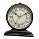 thumbnail image 2 of Reloj de mesa de diseño retro con números arábigos, elegante y silencioso. Negro, 2 of 9