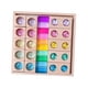 thumbnail image 4 of Juego de bloques de construcción de madera y acrílico con gemas. Juguete de construcción suave para aprender los colores. Juguete educativo para, 4 of 8