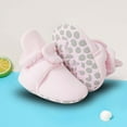 thumbnail image 2 of Otqutp Closed Toe Footwear for Toddler Baby Soft Soled Shoes Socks Solid Color Patchwork Knitted Plush Baby Socks 0 To 12 Months, 2 of 3