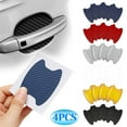 thumbnail image 5 of NSESSHome 4PCS Sticker, Carbon Fiber Anti-Scratches Car Door Cup Protector, Non-Marking Auto Door Handle Protective Film, Universal for Most Car Handles, 5 of 5