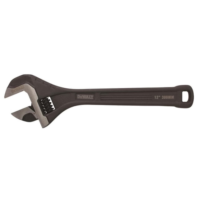 Llave ajustable DEWALT, totalmente de acero, 30 cm de ancho, capacidad de mordaza