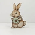 thumbnail image 5 of Binwennn en Girls Ornament Easter Bunny Decoration Exquisite Wood Rabbit Shape Decoration For Home For Daily Easter For Present A, 5 of 5