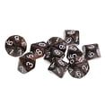 thumbnail image 1 of Dados Poliédricos D10 de 10 Caras Sunnimix para Juegos de Mesa de Dragones y Mazmorras Café Gris, 1 of 7