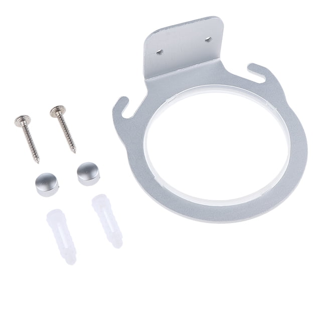 Soporte para de pelo de montaje en pared para baño y soporte de para colgar obtuso doble Pta Zulema Soporte para secador de pelo
