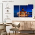 thumbnail image 5 of Elephant Stock Seneca Lake Pier Wall Art - Horizontal Multi Panel Canvas - Living Room Wall Decor - Nautical Multi Panel - Blue And Red Decor - 33" x 20", 5 of 8