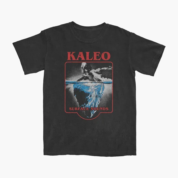 RARE Kaleo Band Surface Sounds Album shirt Classic Black Unisex S-5XL