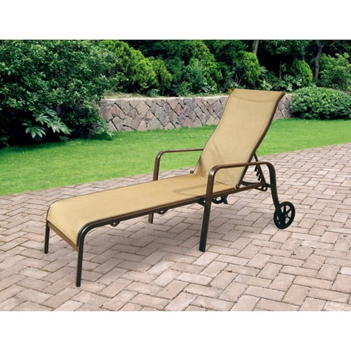 Mainstays Square Tile Sling Chaise Lounge