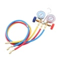 thumbnail image 1 of AC Manifold Gauge Set Diagnostic Charging Tools for Refrigerant R134a R12 R22 Complete HVAC Kit with 3 Color Coded Hoses for Car Auto Home Air Conditioning Service, 1 of 7