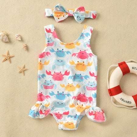 

Cathalem Girls One-piece Swimsuits Girls Swim Suits Summer Girls Ruched Swimwear Fashion Clothes 02Y Swimsuit Kids Toddler Baby Print Girls Bikinis Size 10 White 6-12 Months