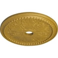 thumbnail image 3 of Ekena Millwork 27 1/2"OD x 4"ID x 1 1/2"P Winsor Ceiling Medallion (Fits Canopies up to 4"), Hand-Painted Iridescent Gold, 3 of 5