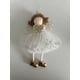 thumbnail image 3 of Christmas Angel Ornaments - Cute Doll Christmas Tree Ornaments Decor - Hat & Cloth for Girls Birthday Party Decorations - Reindeer Angel（pink）, 3 of 5