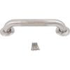 thumbnail image 3 of Knurled Grab Bar, 12 Inches, 1-1/2" Diameter, 1-1/2" Wall Clearance, Concealed Screws, Satin Stainless Steel by Stone Harbor Hardware, 3 of 6