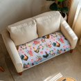 thumbnail image 2 of ZUXONGSY Rooster Flower Sofa Cushion Covers Couch Cushion Dust Cover Contemporary Furniture Protector Individual Couch Cushion Covers 2 Seater Loveseat Cushion Cover Gifts for Friends, 2 of 5