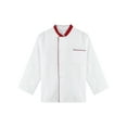 thumbnail image 3 of Zaldita Chef Jacket Shirt Long Sleeve Double-Breasted Chef Coat Men Women Kitchen Cook Waiter Uniform Red XL, 3 of 8