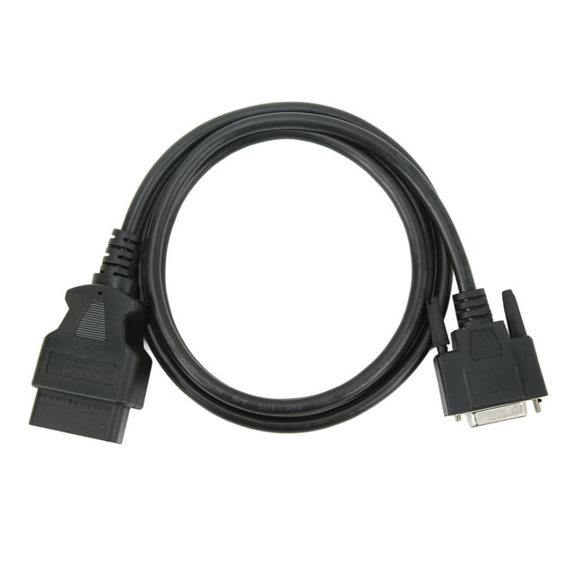 Diagnostic Cable, Real Time Data Reading High Strength ABS OBDII Adapter for 26 Pin Diagnostic Interface Cars