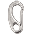 thumbnail image 4 of 4PCS Boat Marine Stainless Steel Egg Shape Spring Snap Hook Clips Quick Carabiner Outdoor Buckle, 4 of 8