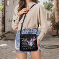 thumbnail image 5 of HELLHERO Bird Love Mom Shoulder Purse, Water-Resistant Ladies Crossbody Bag PU Leather Adjustable Strap Sling Bag for Work Travel, 5 of 7