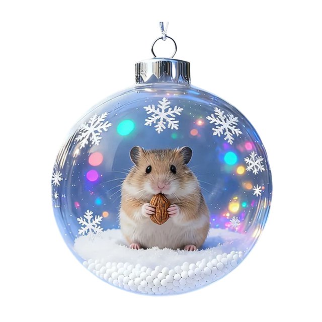 Adorno navideño de rana, colgante acrílico plano en 2D, decoración para árboles con motivos de la fauna silvestre, decoración festiva para habitaciones, regalos significativos para niños