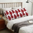 thumbnail image 6 of Naloa Cute Red Crab Super Soft 20x60 Body Pillow Case,Long Side Hidden Zipper（PILLOWS ARE NOT INCLUDED）, 6 of 6