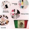 thumbnail image 4 of Mexico Small Purse Organizer Zipper Cosmetic Handbag Tote Pouch For Women, 4 of 7