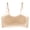 Khaki, variant on Wireless Ice Silk Bra for Girls Kids No Underwire Seamless Bralettes with Adjustable Straps