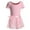 Pink, variant on Miqool Dance Leotards for Girls Short Sleeve Belted Ballet Leotard with Skirt Ruffle Tutu Dress Gymnastic Ballerina Outfits