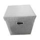 thumbnail image 2 of Caja de almacenamiento de discos de vinilo Hugo 12 pulgadas Gris, 2 of 10