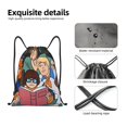 thumbnail image 4 of Pofeuu Scooby-Doo for Water-Resistant 210D Drawstring Bag Compact Foldable Design Gym Yoga Travel Essentials Lightweight Carryall-Small, 4 of 6