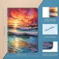 thumbnail image 2 of Spiral Journal Notebook,50 Sheets A5 College Ruled Notebook/Journal 3 Pcs for School Office Home - Beautiful Ocean Scene With Waves Crashing Against The Shore, 2 of 7