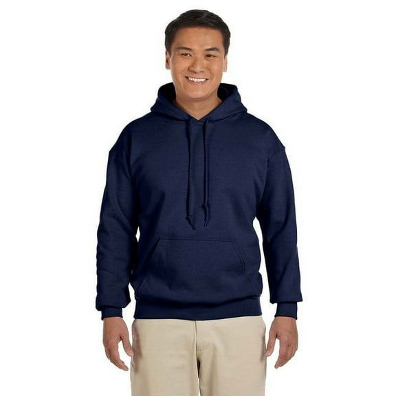 GILDAN G185 ADULT HEAVY BLEND 8 OZ., 50/50 HOOD, Navy, 4XL, Pack 2, Big and Tall Active Jackets and Hoodies