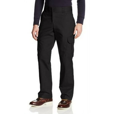 Dickies Men's Regular Straight Stretch Twill Cargo Pant, Black, 32x30