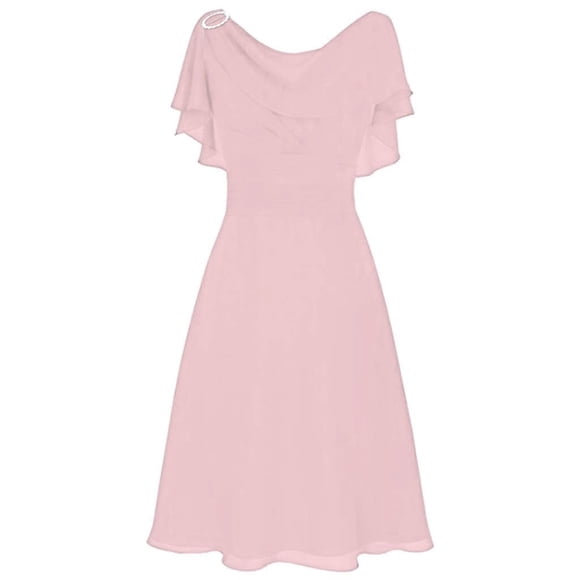 RKSTN Wedding Guest Dresses for Women Formal Wedding Bridesmaid High-waist Party Prom Gown Cocktail Dress