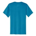 thumbnail image 6 of Mens Core Cotton V-Neck Tee Neon Blue 2XL, 6 of 6
