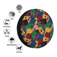thumbnail image 5 of Spare Tire Cover, Colored Guitars Wheel Cover Tire Covers for Trailers Car Truck Camper Universal Tire Covering Fits Diameter 16 inch, 5 of 7