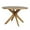 Teak, variant on GDF Studio Brigitte Outdoor Round Acacia Wood Dining Table, Teak