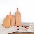 thumbnail image 1 of Tabla de cortar de haya, tabla de pizza, tabla de cortar fruta cortada para colgar, tabla de cortar de madera con mango, tabla de cortar de madera maciza, 1 of 1