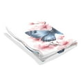 thumbnail image 6 of WOBOGO Blue Butterfly Pink Floral Tapestry 60×51in Home Living Room Bedroom Wall Hanging Ornaments, 6 of 10