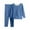 Dark Blue, variant on Thermal Underwear for Kids Winter Base Layer Long Sweatshirt Sets Girls Boys Thermals Set Fleece Lined Base Layer Top Bottom