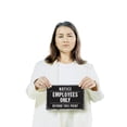 thumbnail image 3 of Notice Employees Only Beyond This Point (2 Pack) 7 Inch x 10 Inch Aluminum Metal Sign Authorized Personnel Inside Perfect for Offices Warehouses Back Rooms Fun Gift for Managers, 3 of 6