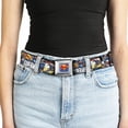 thumbnail image 5 of DC Comics Belt, Seatbelt Buckle Belt, Superman Action Blocks White, Youth 22 to 32 Inches, 5 of 9