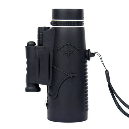 50x Portable Long Distance Telescope Mobile Phone Camera Shooting Monocular Flashlight Outdoor Hiking