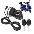 thumbnail image 4 of Empuñaduras De Acelerador De Giro De Bicicleta Eléctrica, Control De Velocidad Empuñadura De Acelerador De Bicicleta Eléctrica ABS 48V 4 Luces De Bloqueo Para Reemplazo, 4 of 8