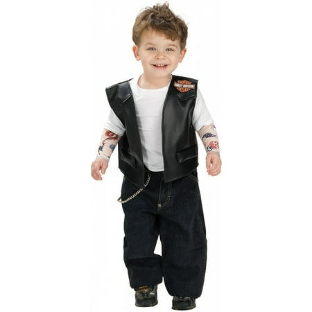 Lil' Biker Boy Harley Davidson Toddler Costume - Toddler