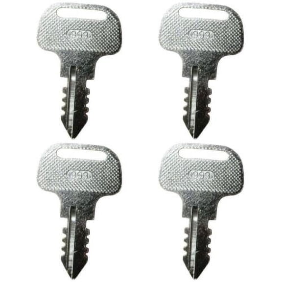 4 PC 18510-63720 Ignition Keys For Kubota Tractor Models M4900 M5700 M6800 M8200