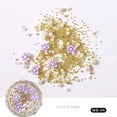 thumbnail image 2 of Xihbxyly Decoración de Uñas con Flores, Juego de Cuentas de Acero con Decoración Mixta, Uñas de Perlas Fáciles de Aplicar, Efecto Duradero para Decoración Del Hogar, Accesorios Personales, Uso Creati, 2 of 3