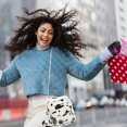 thumbnail image 2 of 1pc Cow Pattern Crossbody Bag Lovely Canvas Crossbody Bag with Pendant for Girl, 2 of 3