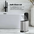 thumbnail image 3 of BinMax Step on Bathroom Garbage Can 1.3 Gal Fingerprint Resistant Stainless Steel Trash Bin with Lid, 3 of 10